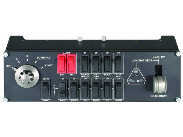 Logitech Gaming Flight Simulator Aircraft Switch Panel