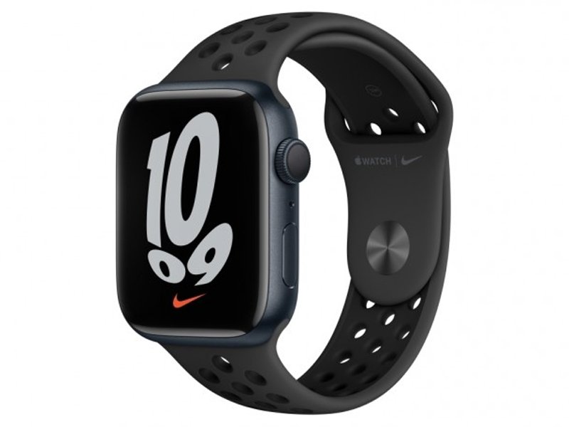 Apple Watch Nike Series 7 (GPS) - 45mm Midnight Aluminium Case With  Anthracite/Black Nike Sport Band (MKNC3X/A) | Centre Com : Best PC Hardware  Prices!