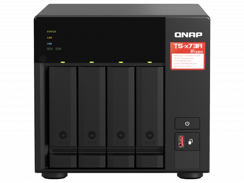 QNAP TS-473A-8G 4-Bay NAS | QNAP Systems | Fast Australia Wide