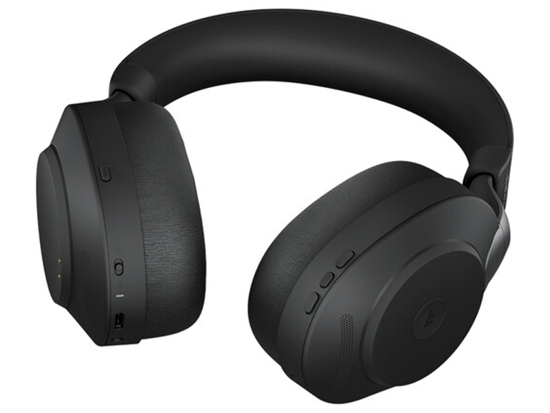 Jabra Evolve2 85 USB-A MS Teams Stereo with Charging Stand - Black