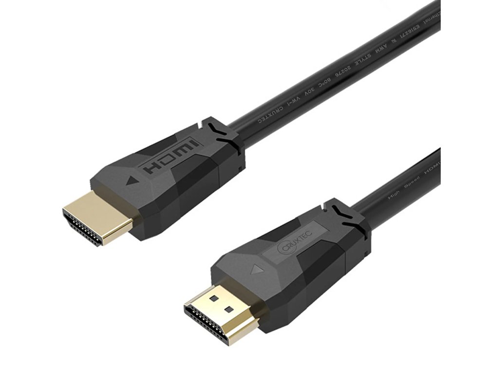 Cruxtec 5m Premium High Speed HDMI 2.0 Cable with Monitor Cables & Adapters HC2005BK