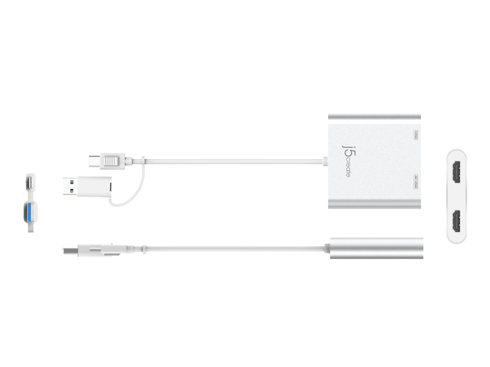 J5create JCA365 USBC to Dual HDMI MultiMonitor Adapter J5Create