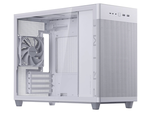Asus Prime AP201 Tempered Glass MicroATX Case - White