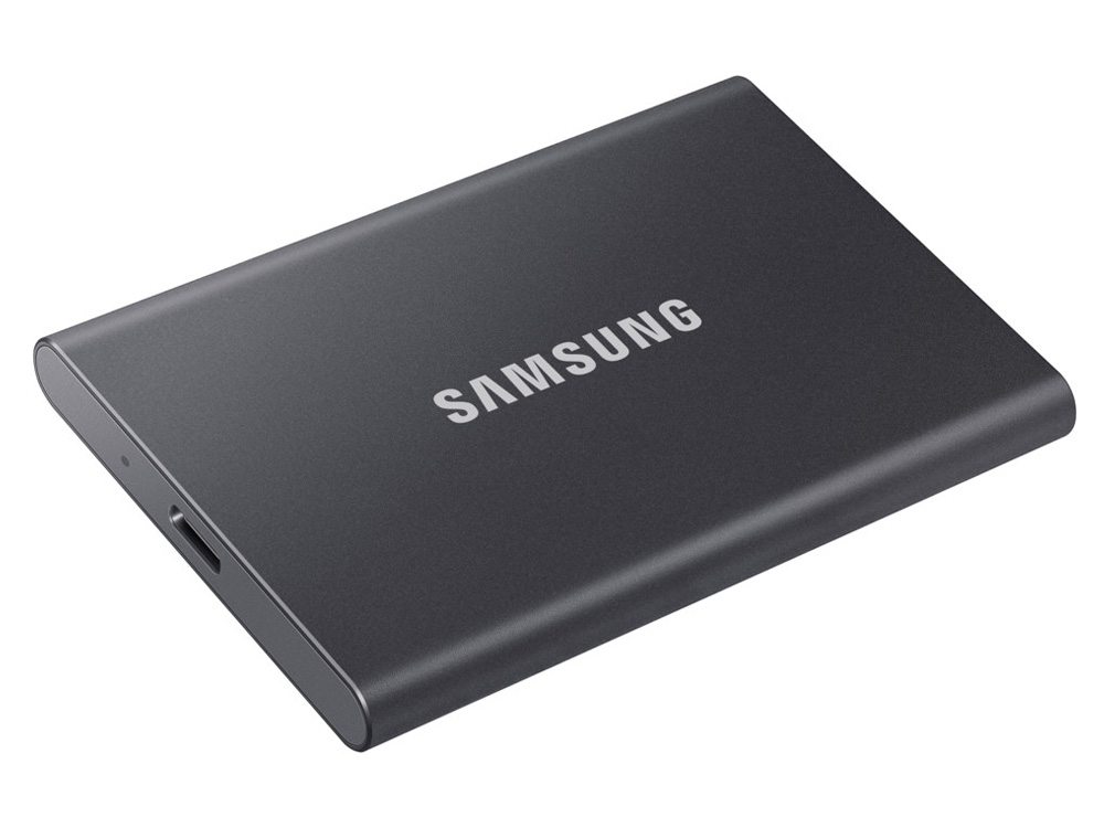 【mia】Samsung Portable SSD T7 1TB Samsung T7 1TB Portable SSD Titan Grey - External SSD | MU-PC1T0T/WW