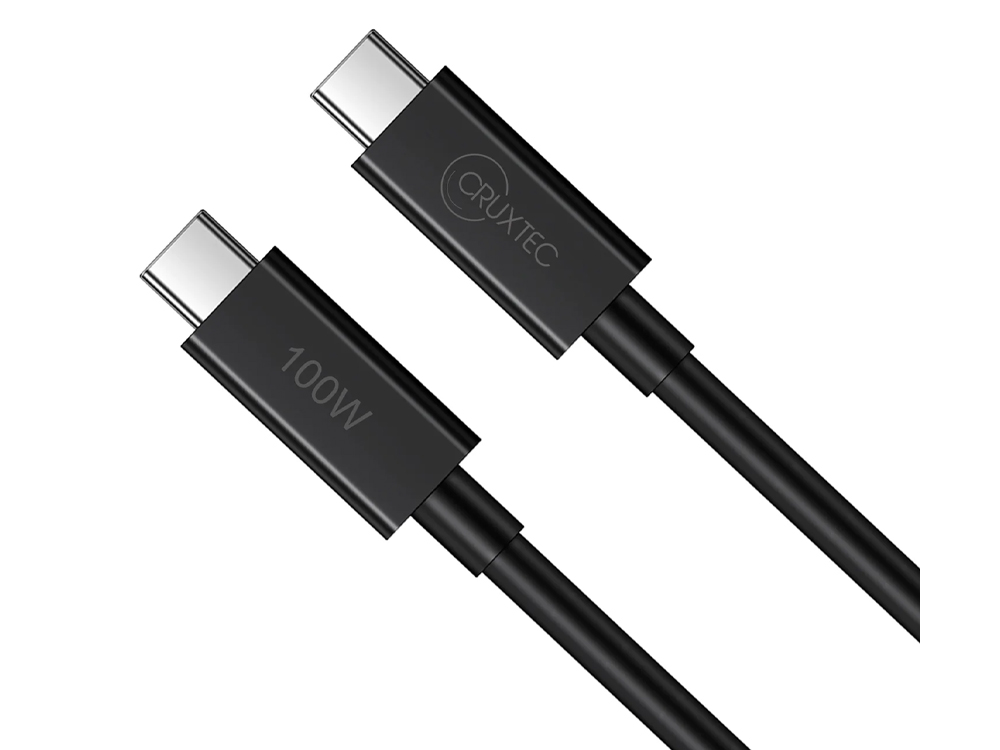 Cruxtec 2m USBC to USBC Cable for Syncing & Charging (100W) Mobile