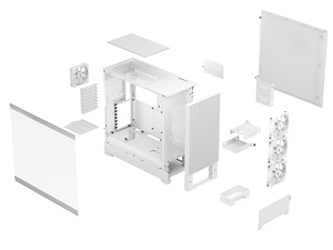 Fractal Design Pop XL Air Full-Tower Case - RGB White TG Clear