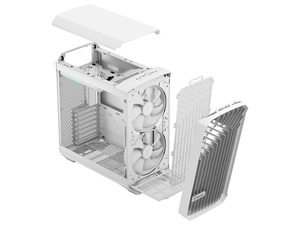 【Fractal Design】Torrent Compact White TG FRACTAL DESIGN TORRENT COMPACT RGB WHITE TG CLEAR TINT Mini