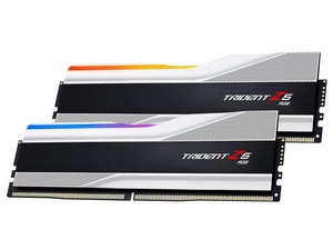 G.Skill Trident Z5 RGB 32GB(2x16GB) DDR5 6000MHz CL30 RAM - Silver