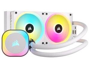 Corsair iCUE LINK H100i RGB 240mm AIO Liquid CPU Cooler White