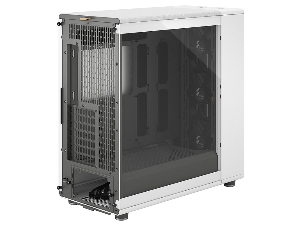 Fractal Design North XL Mid-Tower Case - Chalk White TG Clear