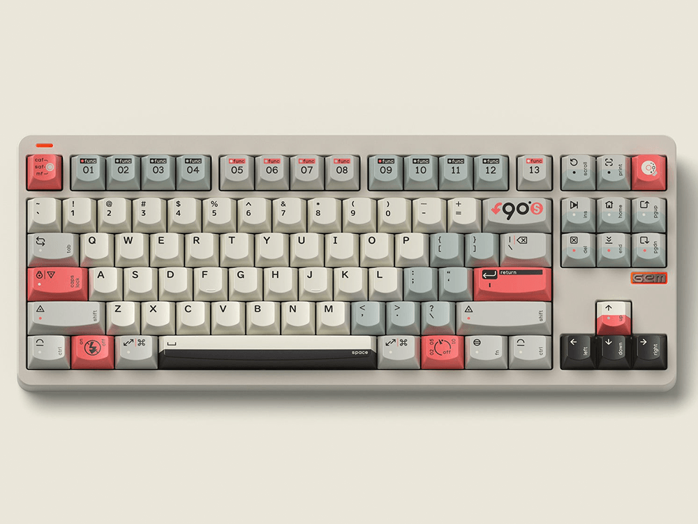 Nuphy x Keytok Turn to 90's Smile Dye-sub PBT Keycaps | NuPhy Keyboard ...