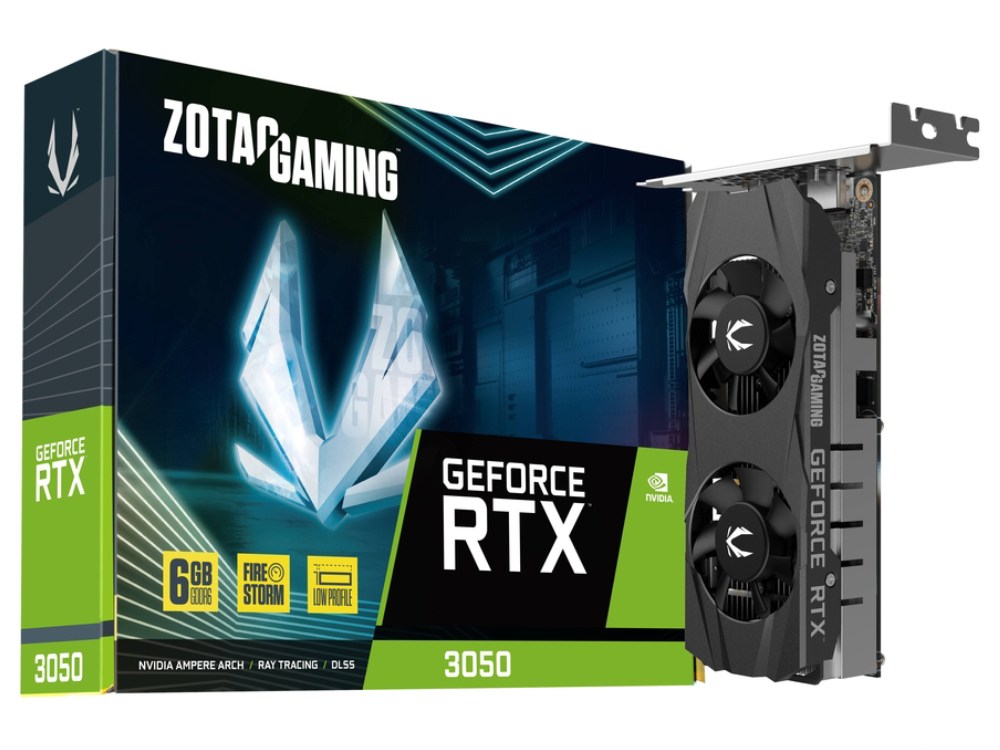 Zotac Gaming GeForce RTX 3050 6GB GDDR6 LP Graphics Card