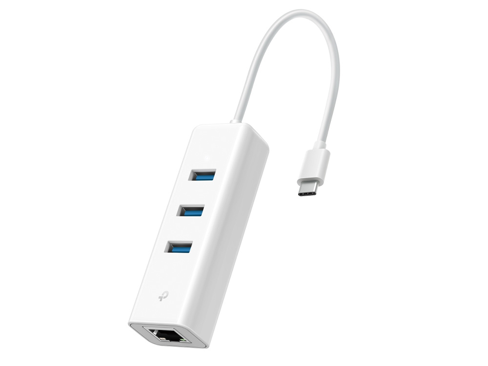 TP-Link UE330C USB Type-C 3-Port Hub & Gigabit Ethernet Adapter [UE330C]