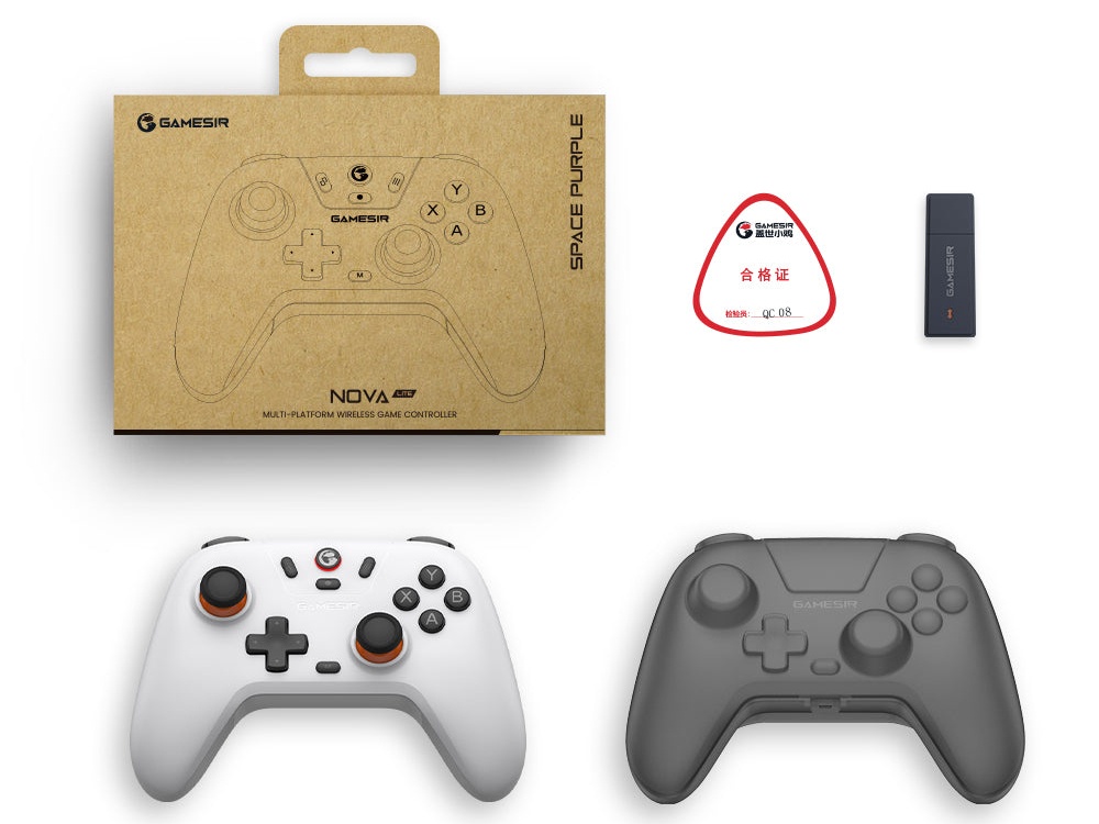 GameSir Nova Lite Stellar White controller - detail view