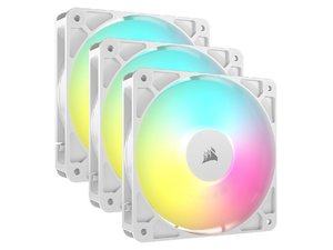 Corsair RS120 ARGB 120mm PWM Fan White (3-Pack) [CO-9050185-WW]