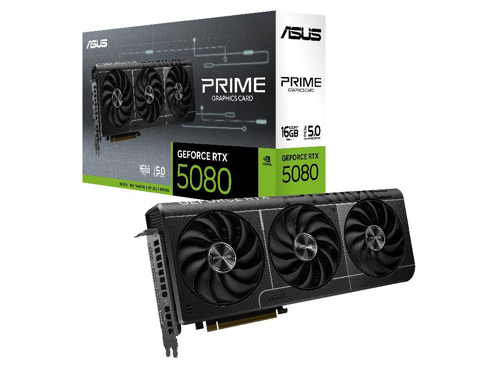 ASUS PRIME GeForce RTX 5080 16GB GDDR7 Graphics Card