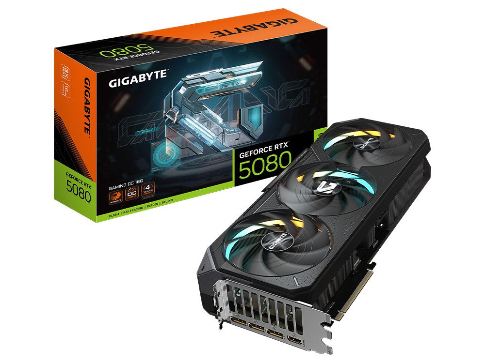 Gigabyte GeForce RTX 5080 Gaming OC 16G Graphics Card