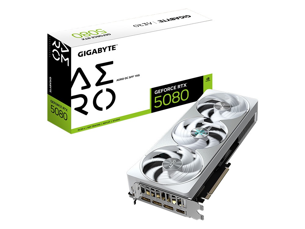 Gigabyte GeForce RTX 5080 Aero OC SFF 16G Graphics Card