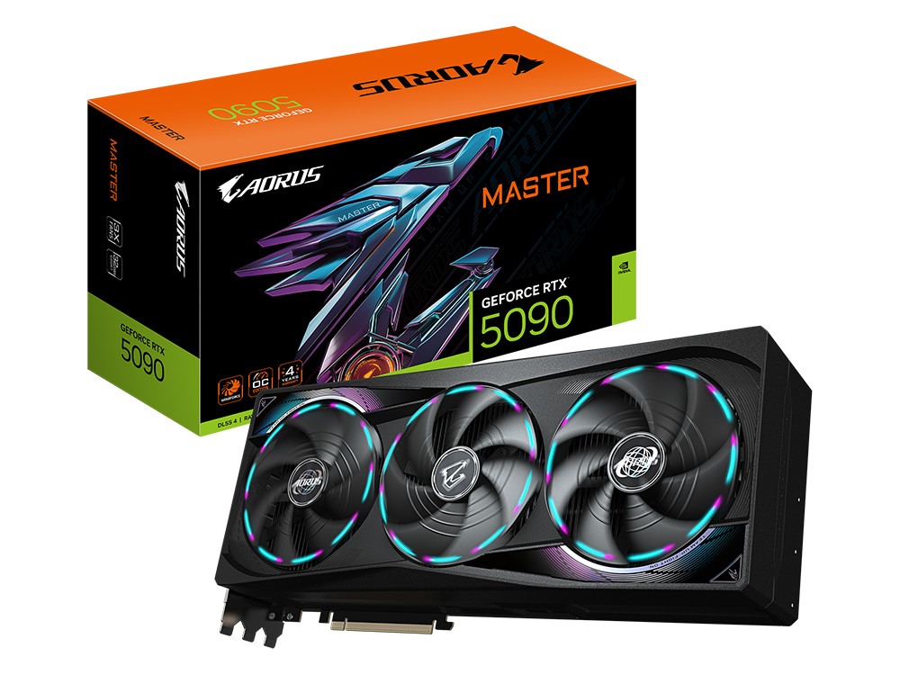 GIGABYTE AORUS GeForce RTX 5090 Master 32G Graphics Card