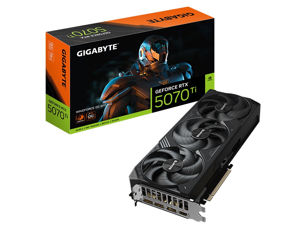 GIGABYTE GeForce RTX 5070 Ti Windforce OC SFF 16G Graphics Card