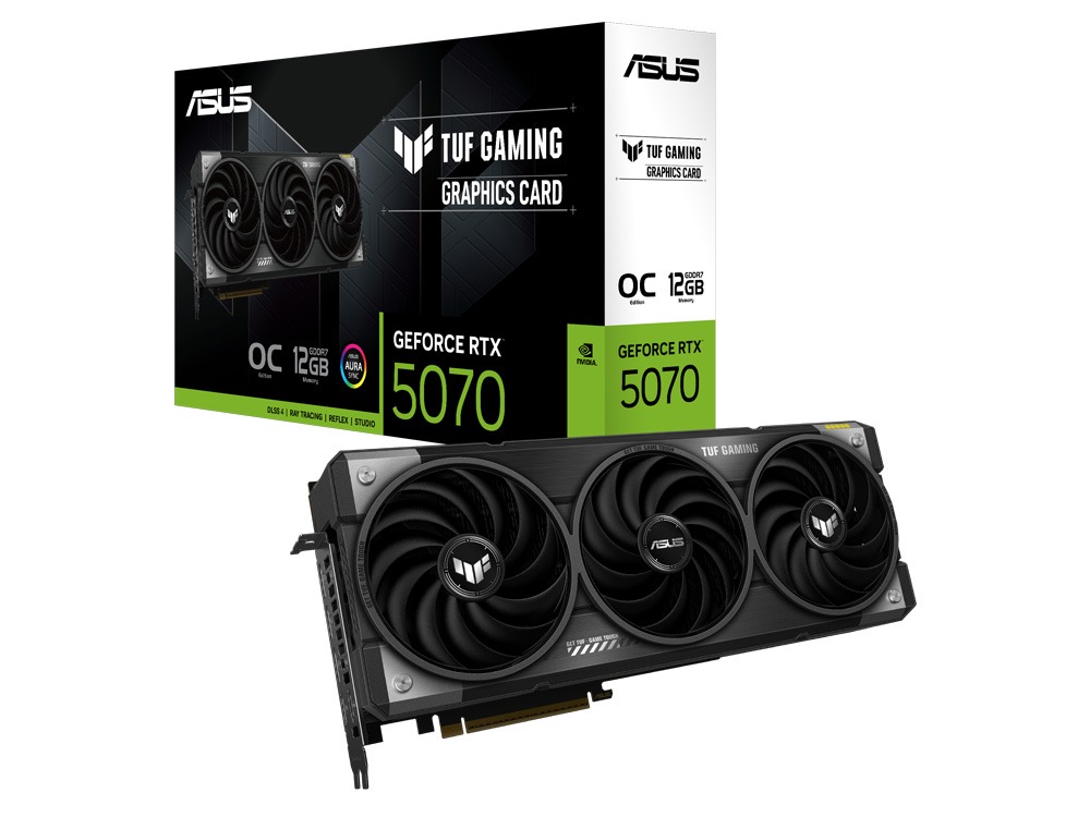 ASUS TUF GeForce RTX 5070 12GB GDDR7 OC Edition Graphics