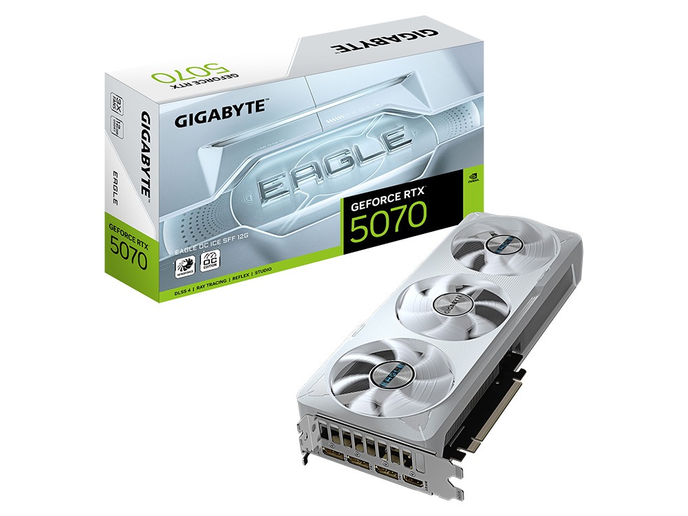 Gigabyte GeForce RTX 5070 Eagle OC ICE SFF 12G Graphics Card