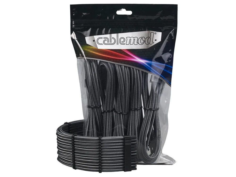 Kit Extension De Cables Sleeved Para Fuente De Poder / Verde / CableMod