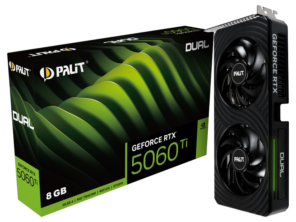 Palit GeForce RTX 5060 Ti DUAL 8G GDDR7 Graphics Card