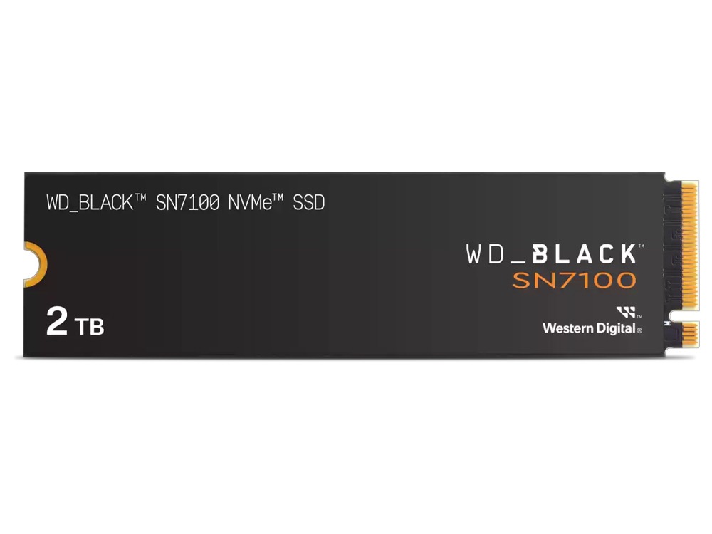 WD BLACK SN7100 2TB PCIe Gen4 M.2 2280 NVMe SSD (Without Heatsink
