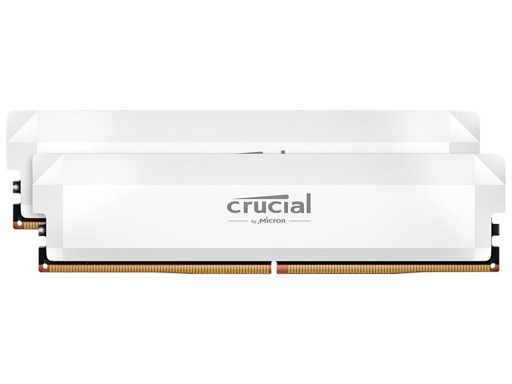 Crucial Pro DDR5-6400 16GB 2枚 計32GB ホワイト Crucial Pro DDR5-6400 32GB Kit (16GBx2) UDIMM: OC Gaming