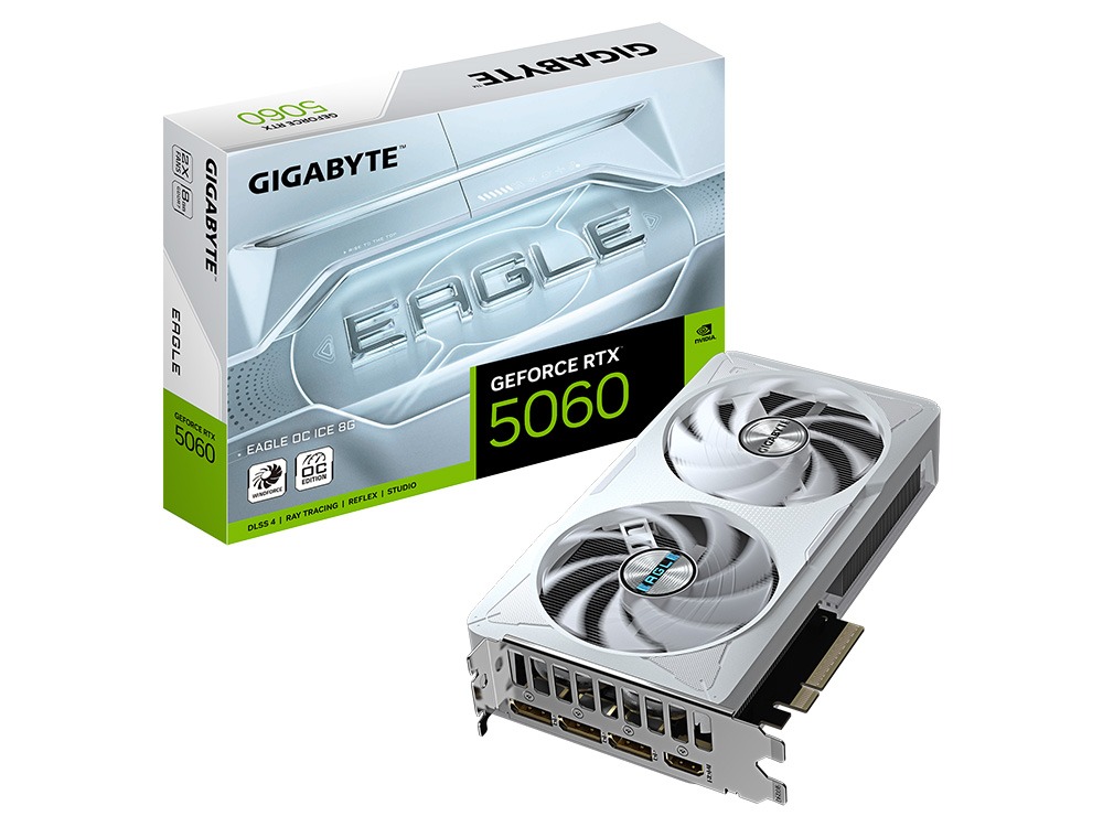 Gigabyte GeForce RTX 5060 EAGLE OC ICE 8G Graphics Card