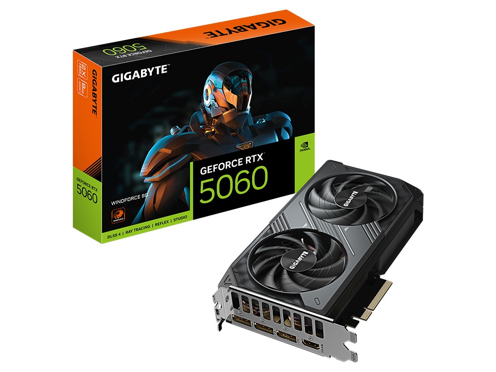 Gigabyte GeForce RTX 5060 WINDFORCE 8G GDDR7 Graphics Card