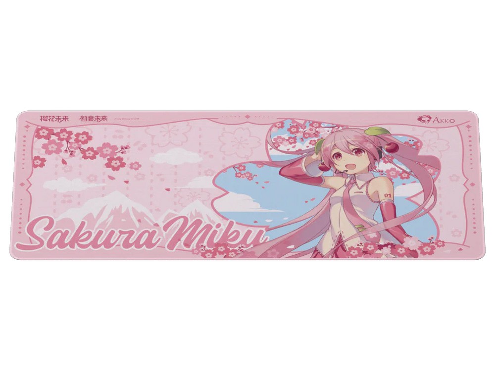 Akko Sakura Miku Mousepad (900 x 400mm) [6925758629669]