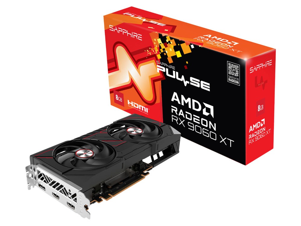 Sapphire Pulse Radeon RX 9060 XT 8GB DDR6 Graphics Card