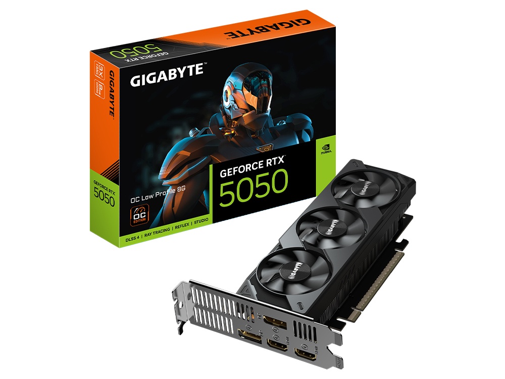 Gigabyte GeForce RTX 5050 OC Low Profile 8GB GDDR6 Graphics Card