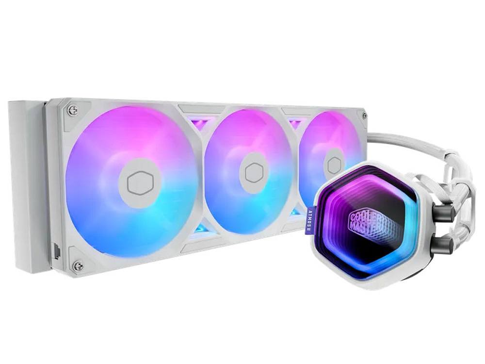 MASTERLIQUID 360 ATMOS II LCD ホワイト COOLER MASTER MasterLiquid 360 Atmos II Pixel LED White MLX-D36M