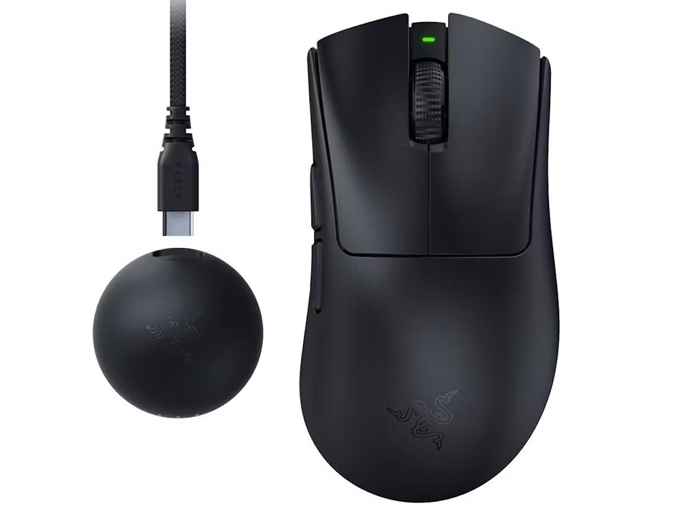 Razer DeathAdder V4 Pro Sports Wireless Gaming Mouse - Black