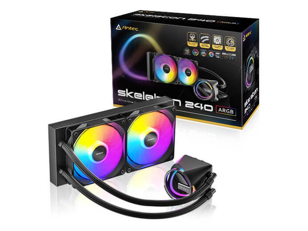 Antec Skeleton 240 ARGB All-In-One Liquid Cooler - Black