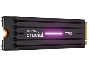 Crucial T710 1TB PCIe Gen5 NVMe M.2 2280 SSD with Heatsink
