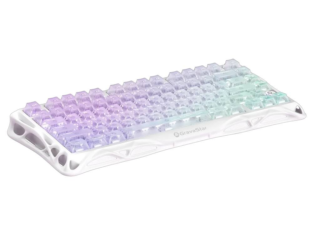 GravaStar Mercury K1 Lite Wireless Gaming Keyboard - Crystal