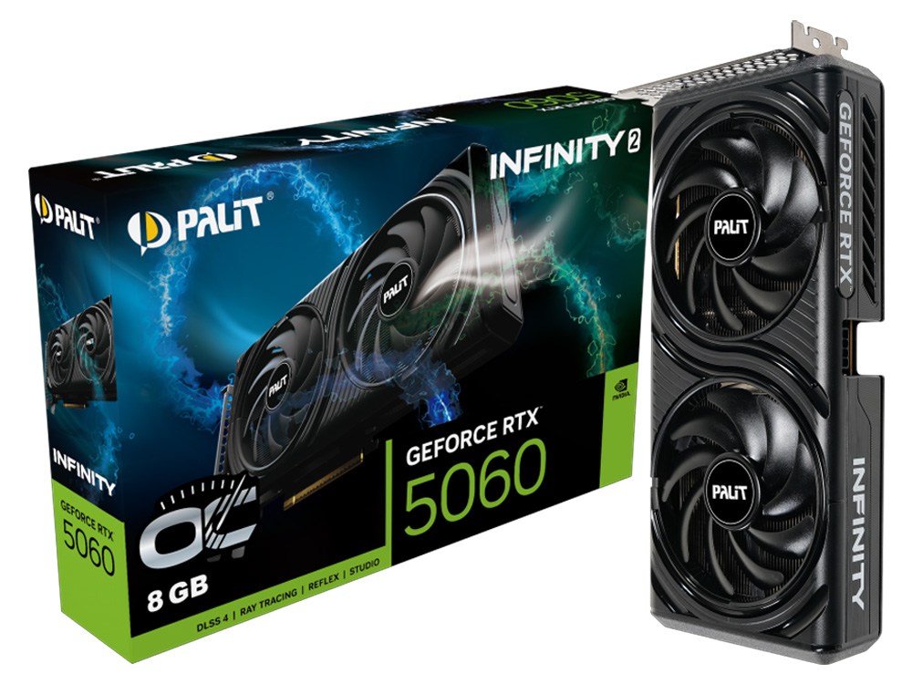 Palit Infinity 2 GeForce RTX 5060 OC GDDR7 Graphics Card