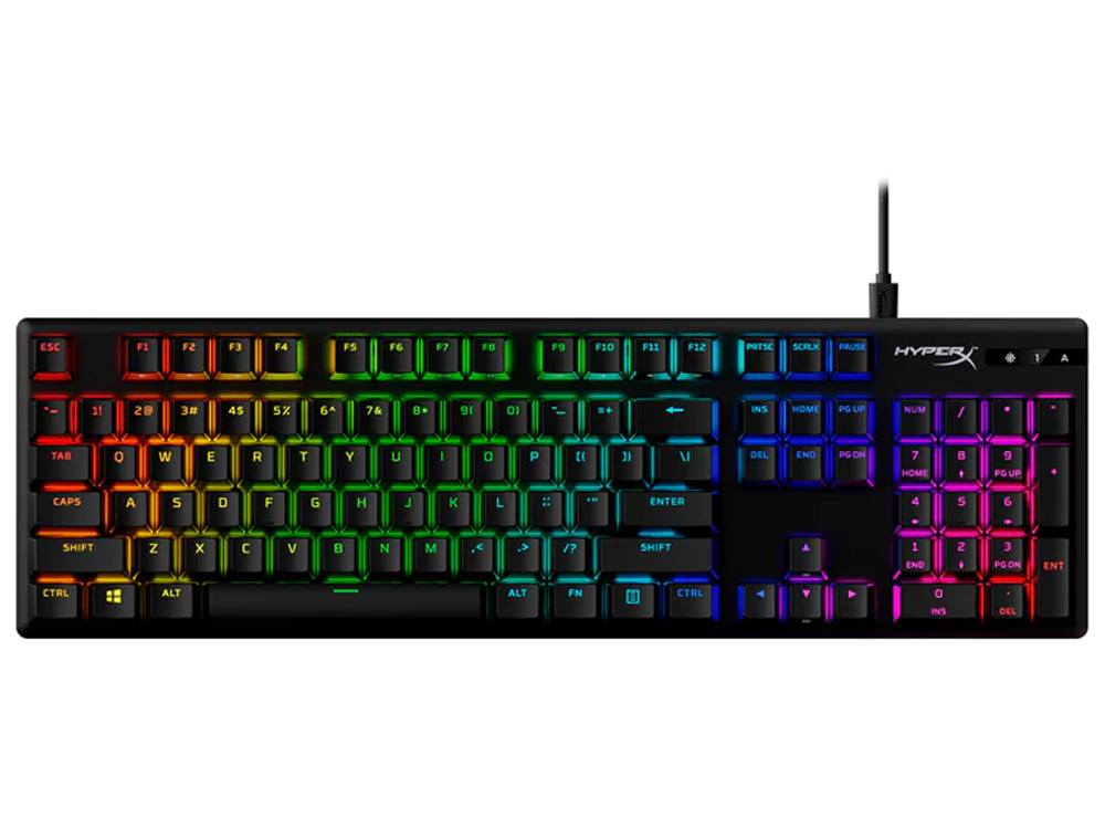 Open Box - HyperX Alloy Origins PBT Blue Switch Mechanical Gaming Keyboard