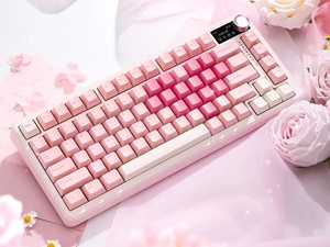 YUNZII B75 PRO MAX Candy Linear Switch Mechanical Keyboard - Pink
