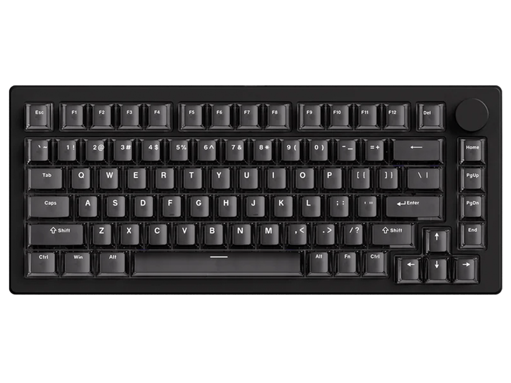 MonsGeek M1 V5 HE Wireless AstroAim Switch Keyboard - Black Transparent