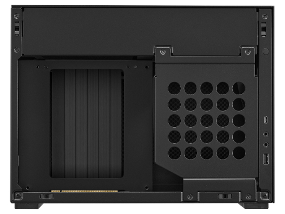 Lian Li A4-H2O PCIe 5.0 Mini-ITX Aluminum Case - Black [PC-A4H2OX5]