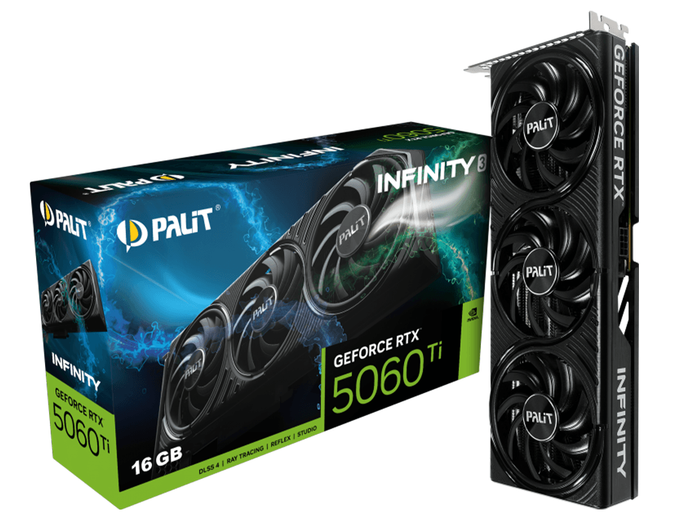 Palit Infinity 3 GeForce RTX 5060 Ti OC 16GB GDDR7 Graphics Card