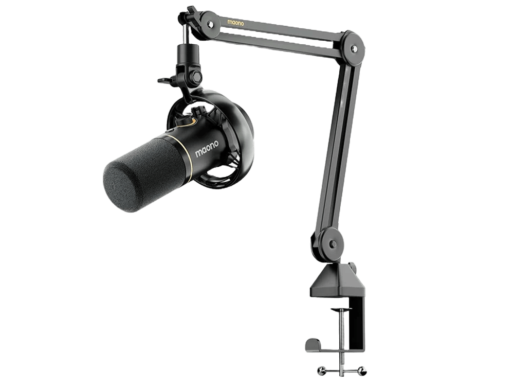 MAONO PD200W Hybrid Podcasting Wireless Microphone BA37 Boom Arm