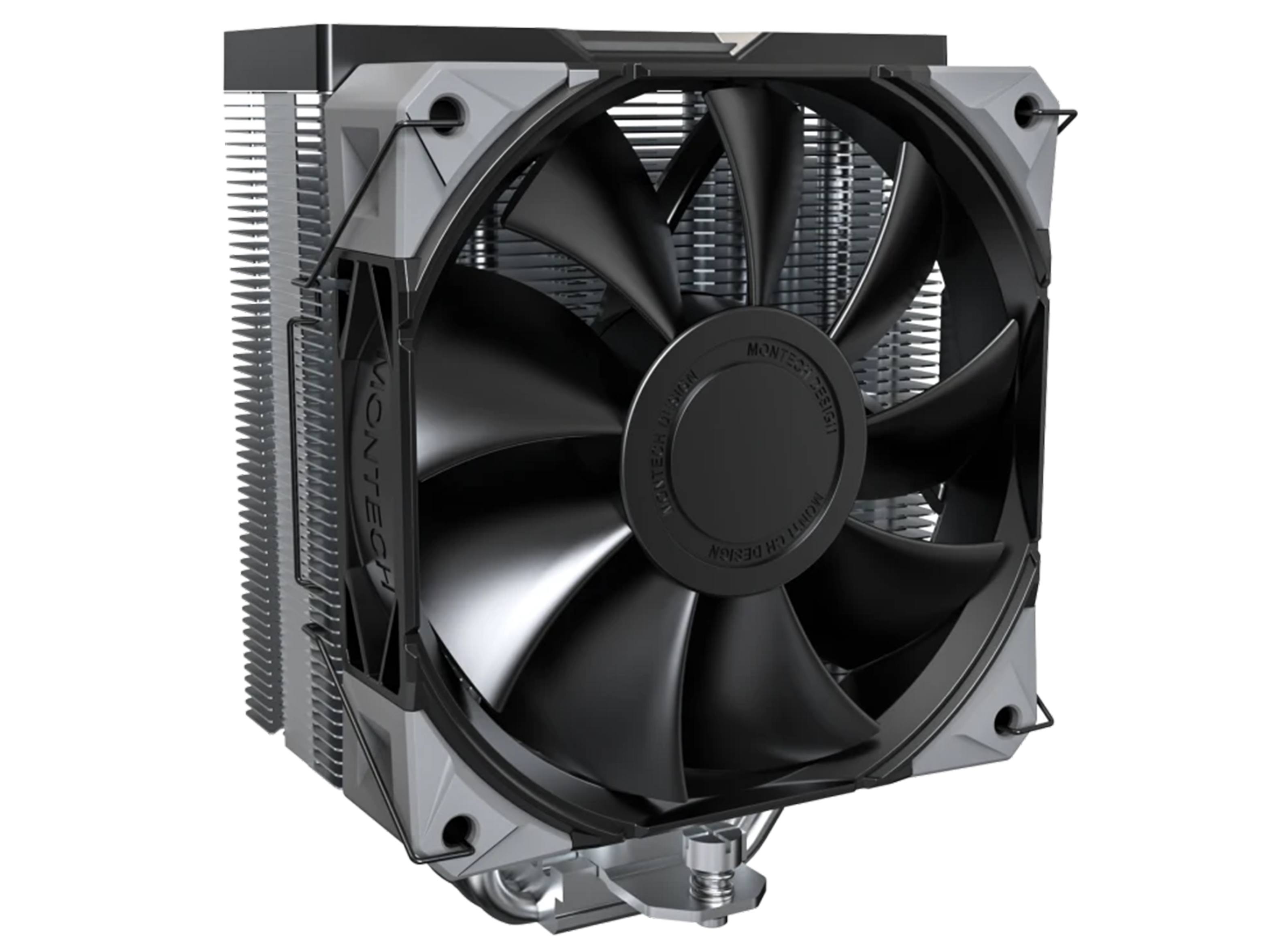 Montech NX400 Single Tower 4 Heat Pipes CPU Cooler - Black