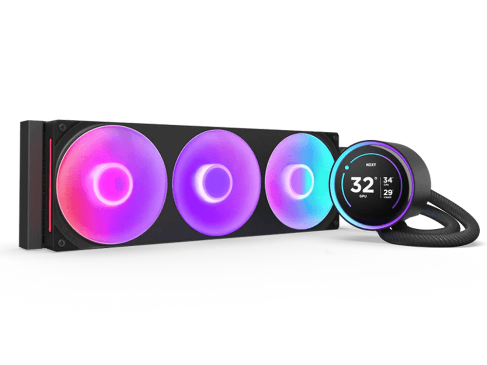 NZXT Kraken Elite 420mm RGB AIO Liquid Cooler - Black
