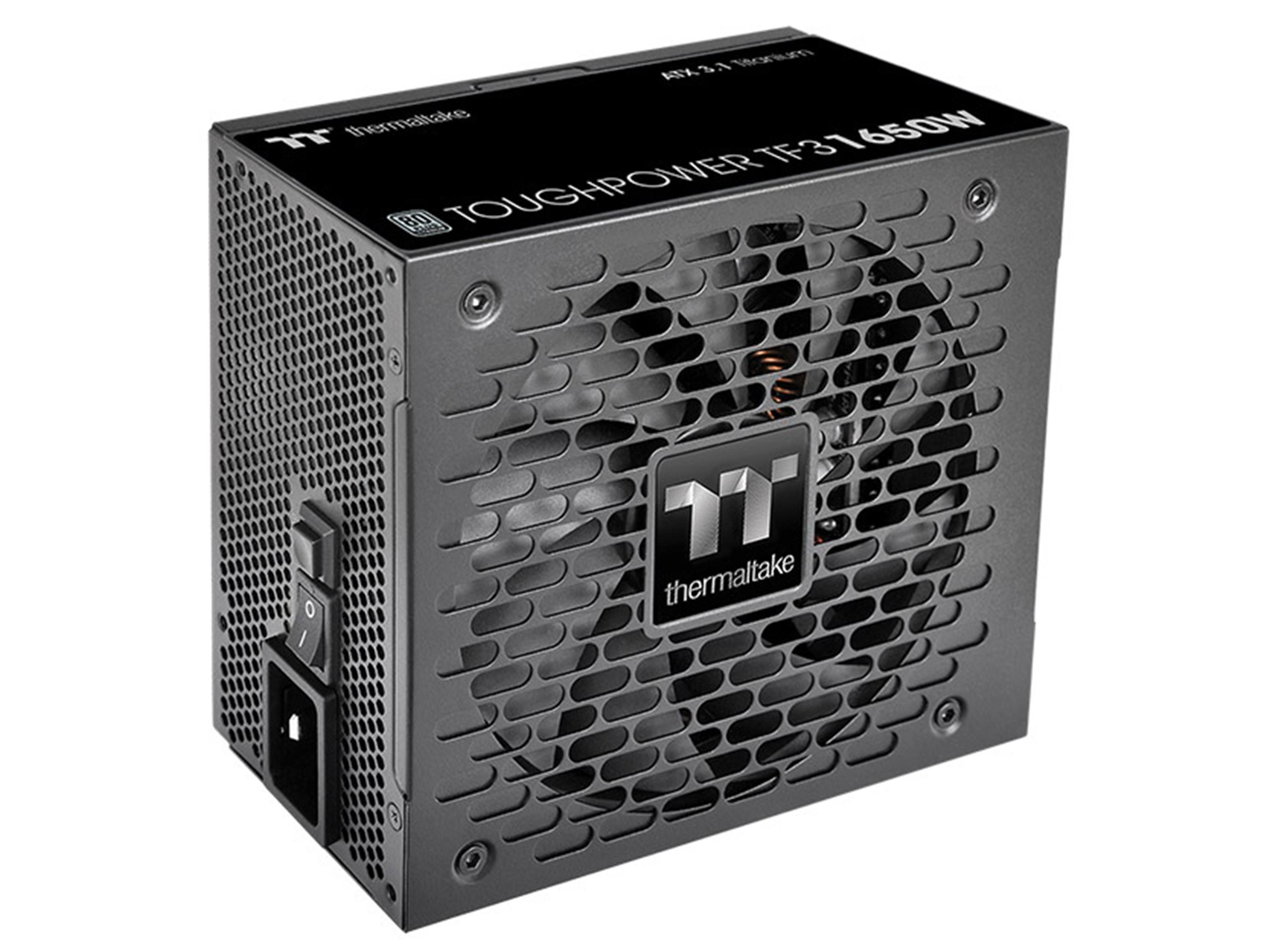 Thermaltake Toughpower TF3 1650W 80+ Titanium Fully Modular ATX 3.1 Power Supply - Black